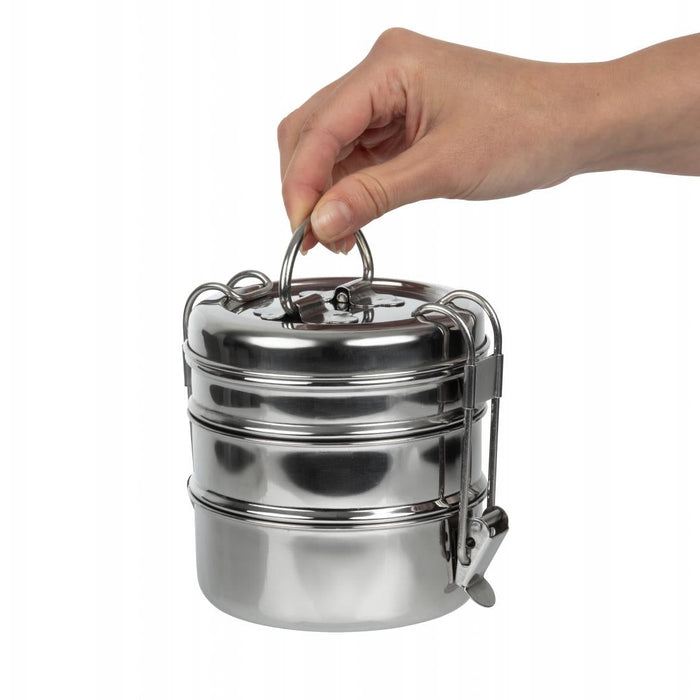 Utopia 3 Tier Tiffin Tin 115mm (6 Pack) Utopia