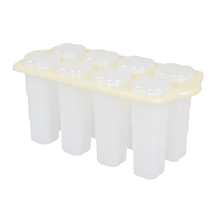 8 lolly moulds & 16 wooden lolly sticks