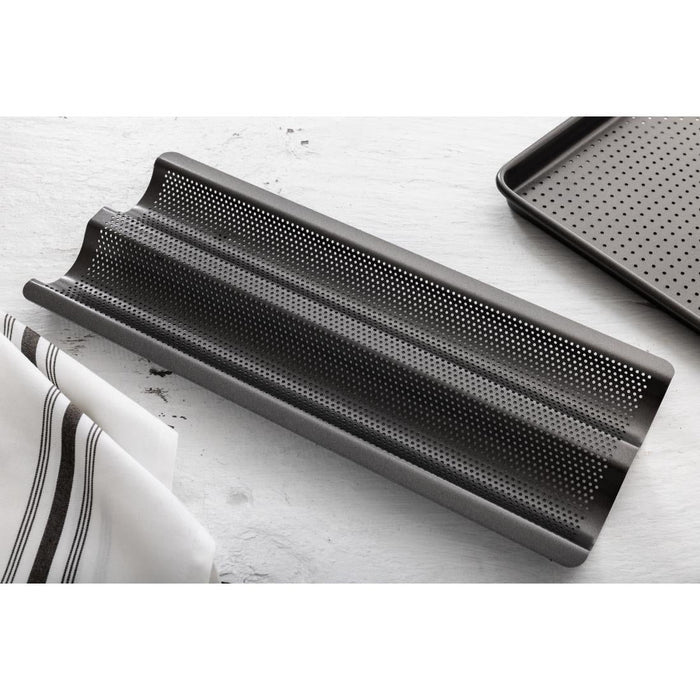 MasterClass Crusty Bake Non Stick Baguette Tray Master Class