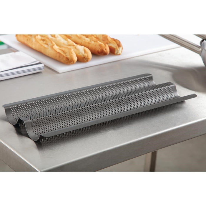 MasterClass Crusty Bake Non Stick Baguette Tray Master Class