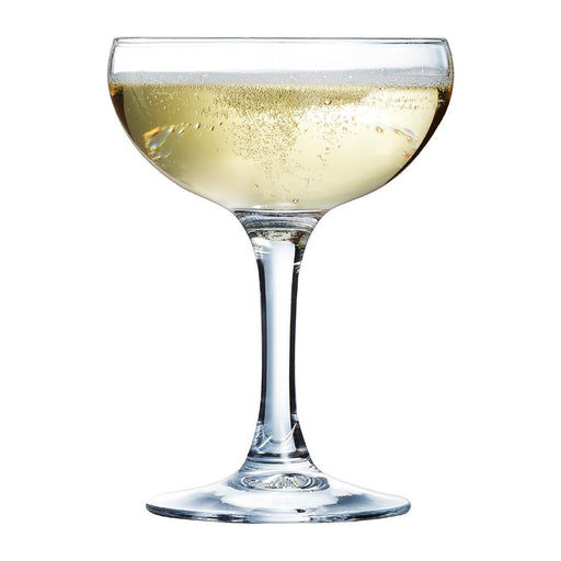 Arcoroc Elegance Champagne Saucers 160ml (48 Pack) Arcoroc