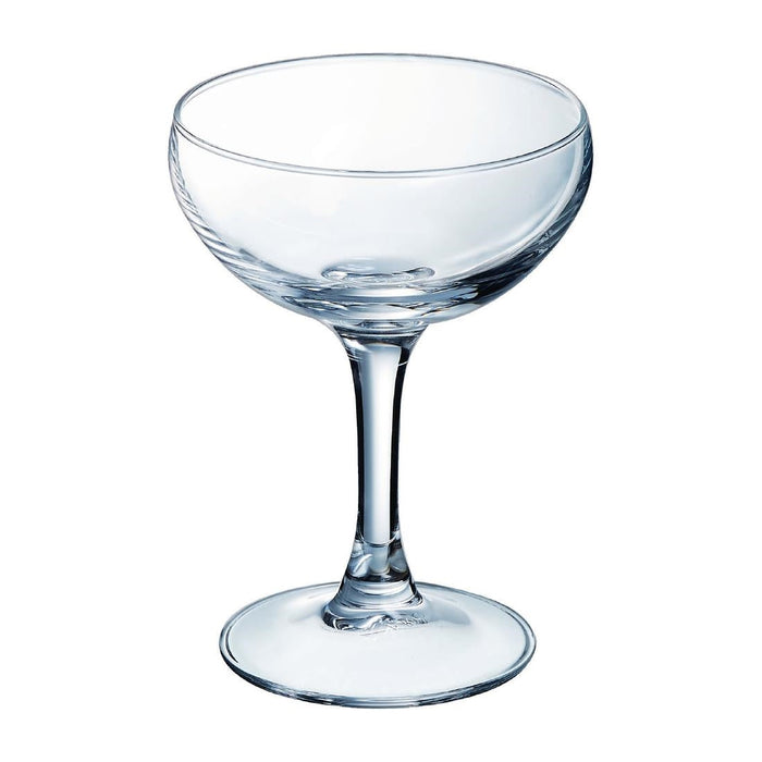 Arcoroc Elegance Champagne Saucers 160ml (48 Pack) Arcoroc
