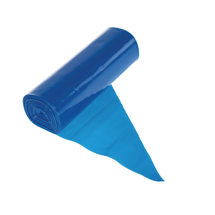 Vogue Anti-Slip Disposable Blue Piping Bags (100 Pack) Vogue