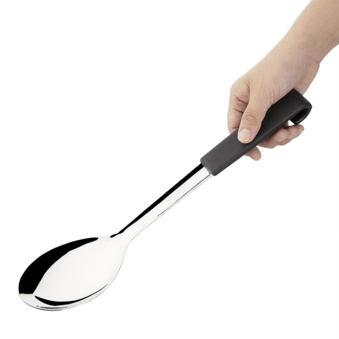 Vogue Black Handled Serving Spoon 340mm Vogue