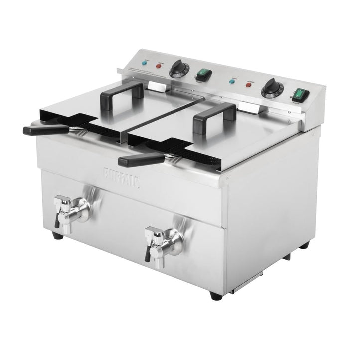 Buffalo Twin Tank Induction Fryer 2x3kW Buffalo