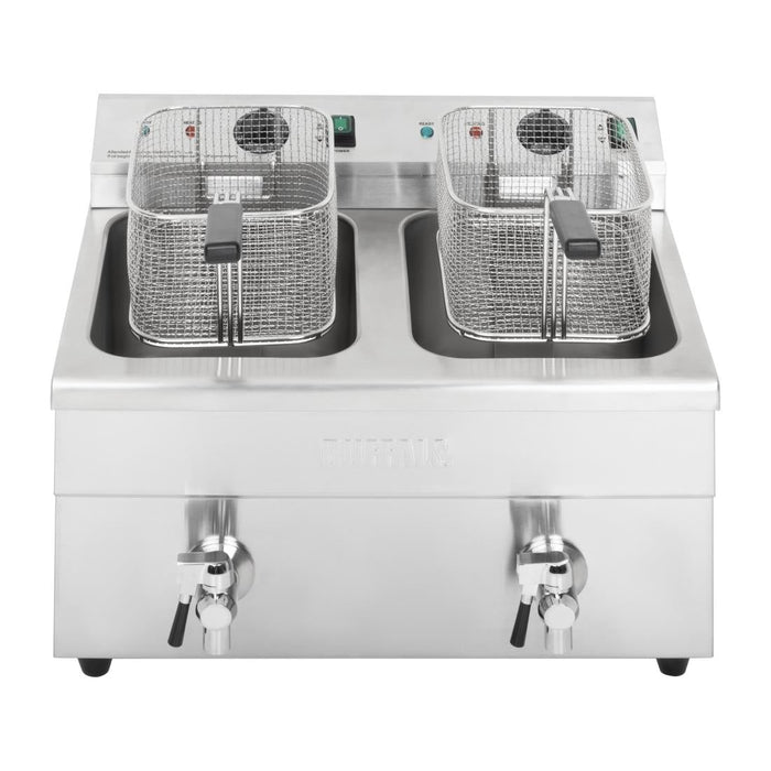 Buffalo Twin Tank Induction Fryer 2x3kW Buffalo