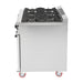 Buffalo 6 Burner Gas Oven Range with Castors Buffalo