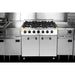 Buffalo 6 Burner Gas Oven Range with Castors Buffalo