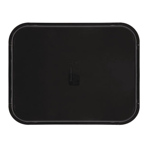Cambro Camtread Fibreglass Rectangular Non-Slip Tray Black 457mm Cambro