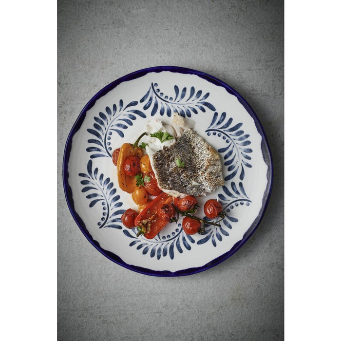 Dudson Harvest Mediterranean Organic Coupe Plate 11.4 inch (12 Pack) Dudson