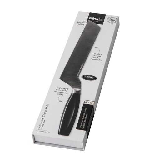 Boska Semi-Hard Cheese Knife Black 21cm Boska