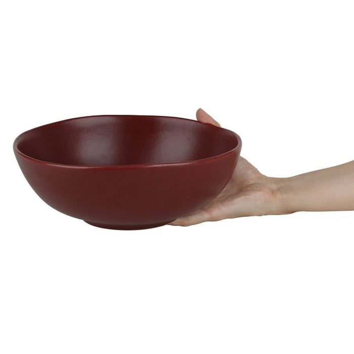 Olympia Build-a-Bowl Deep Bowls Red 225x90mm (4 Pack) Olympia