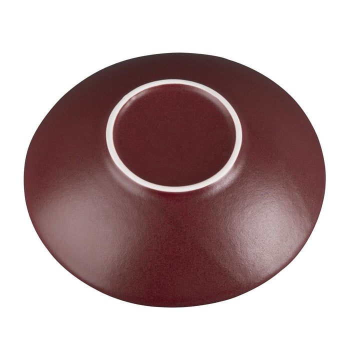 Olympia Build-a-Bowl Flat Bowls Red 195x45mm (6 Pack) Olympia