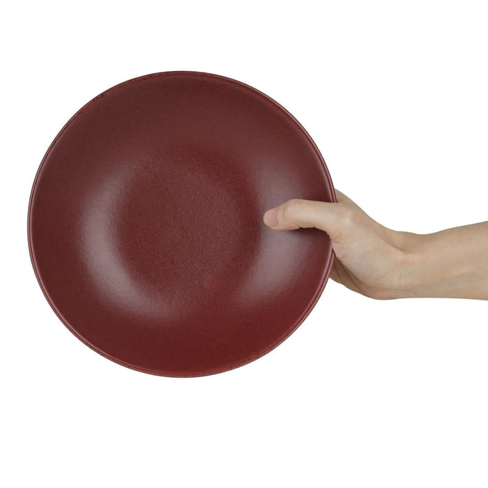 Olympia Build-a-Bowl Flat Bowls Red 195x45mm (6 Pack) Olympia