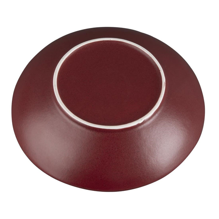 Olympia Build-a-Bowl Flat Bowls Red 250x45mm (4 Pack) Olympia