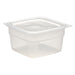 Polypropylene. Capacity: 473ml