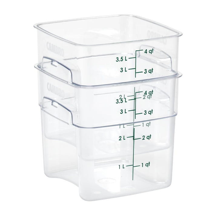 Cambro FreshPro Camsquare Food Storage Container 3.8Ltr Cambro