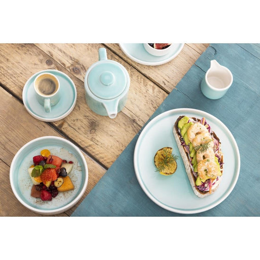 Olympia Fondant Tea Pots Aqua 450ml (2 Pack) Olympia