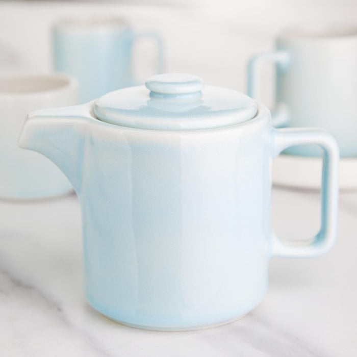 Olympia Fondant Tea Pots Aqua 450ml (2 Pack) Olympia