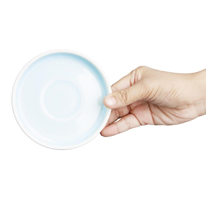 Olympia Fondant Saucers Aqua 115mm (6 Pack) Olympia