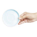 Olympia Fondant Saucers Aqua 115mm (6 Pack) Olympia