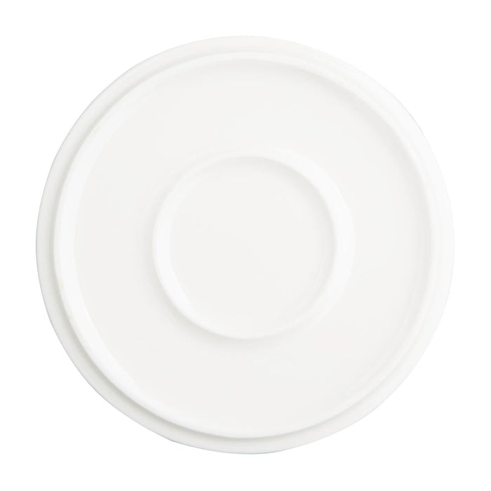 Olympia Fondant Saucers Aqua 136mm (6 Pack) Olympia