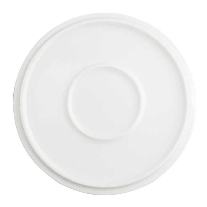 Olympia Fondant Saucers Aqua 155mm (6 Pack) Olympia