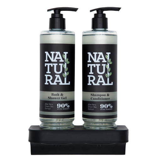 Hotel Complimentary 90% Natural Range Double Magnetic Wall Bracket for 400ml Taylor of London