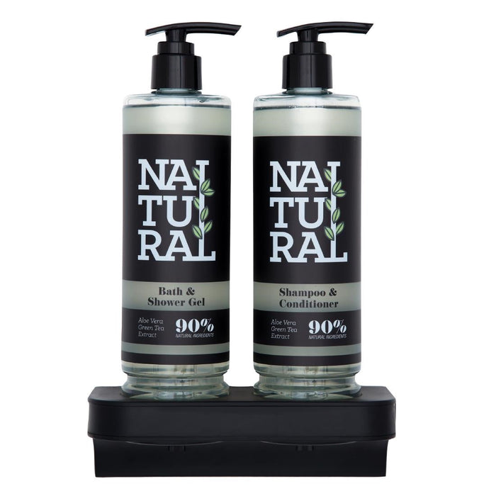 Hotel Complimentary 90% Natural Range Double Magnetic Wall Bracket for 400ml Taylor of London