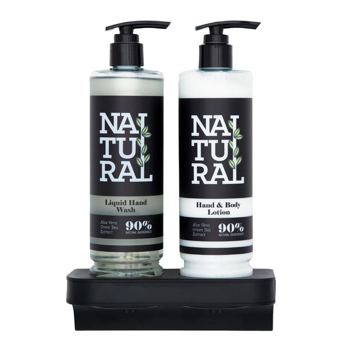 Hotel Complimentary 90% Natural Range Double Magnetic Wall Bracket for 400ml Taylor of London