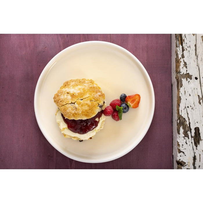 Olympia Fondant Plates Lemon 215mm (6 Pack) Olympia