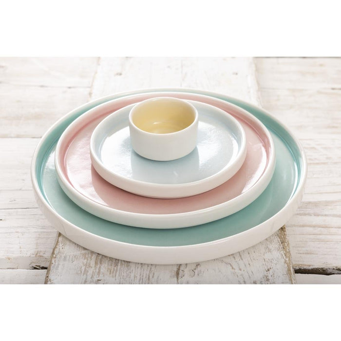 Olympia Fondant Plates Lemon 215mm (6 Pack) Olympia