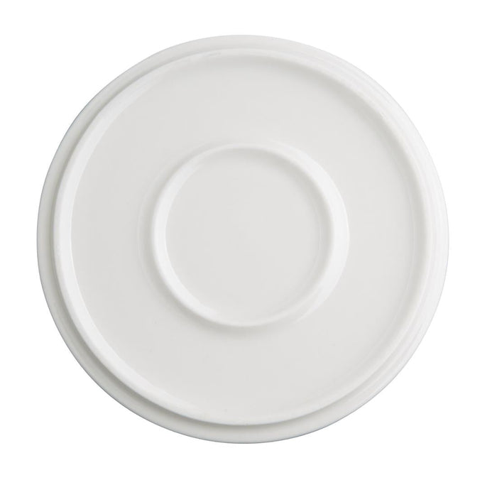 Olympia Fondant Saucers Lemon 136mm (6 Pack) Olympia