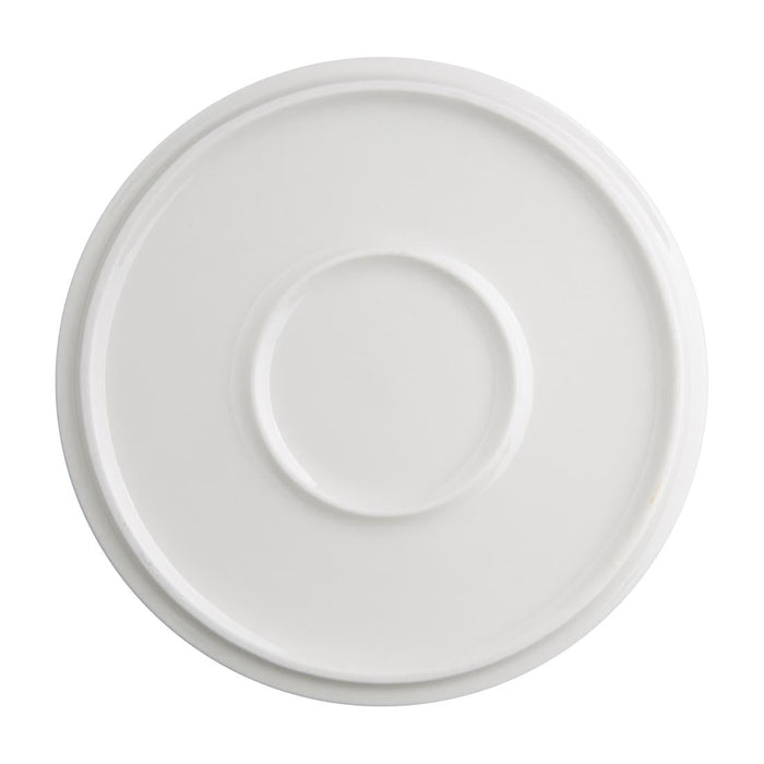 Olympia Fondant Saucers Lemon 155mm (6 Pack) Olympia