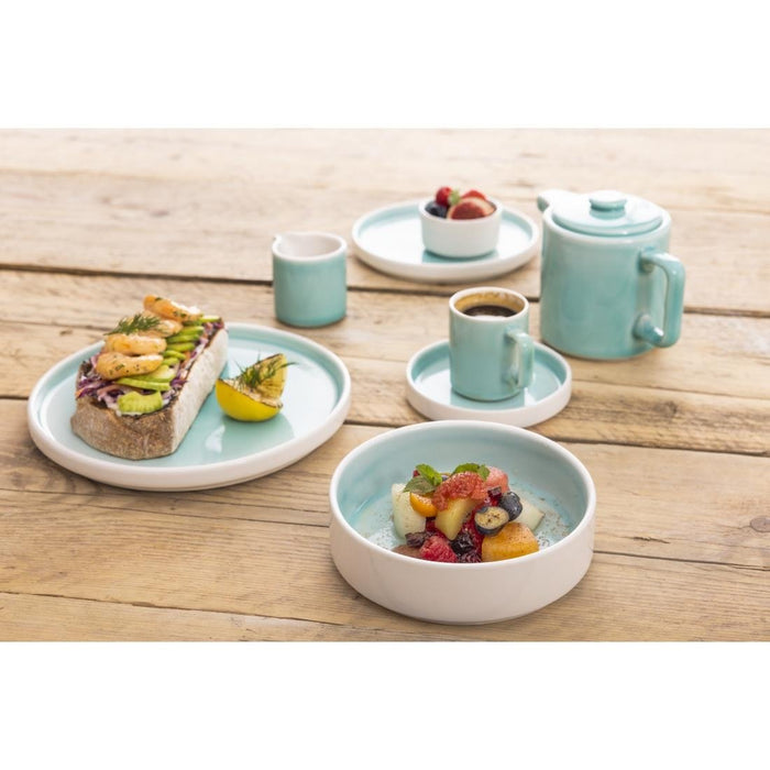 Olympia Fondant Saucers Mint 115mm (6 Pack) Olympia