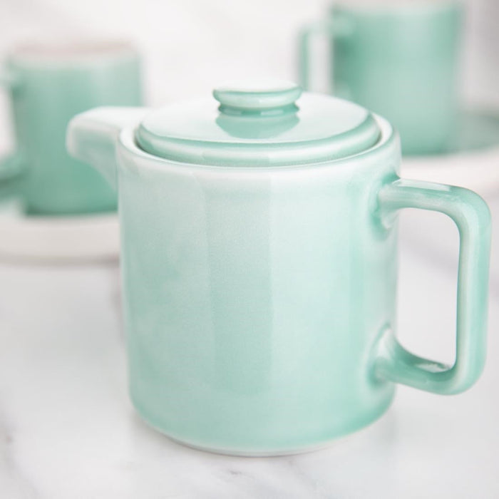 Olympia Fondant Tea Pots Mint 450ml (2 Pack) Olympia