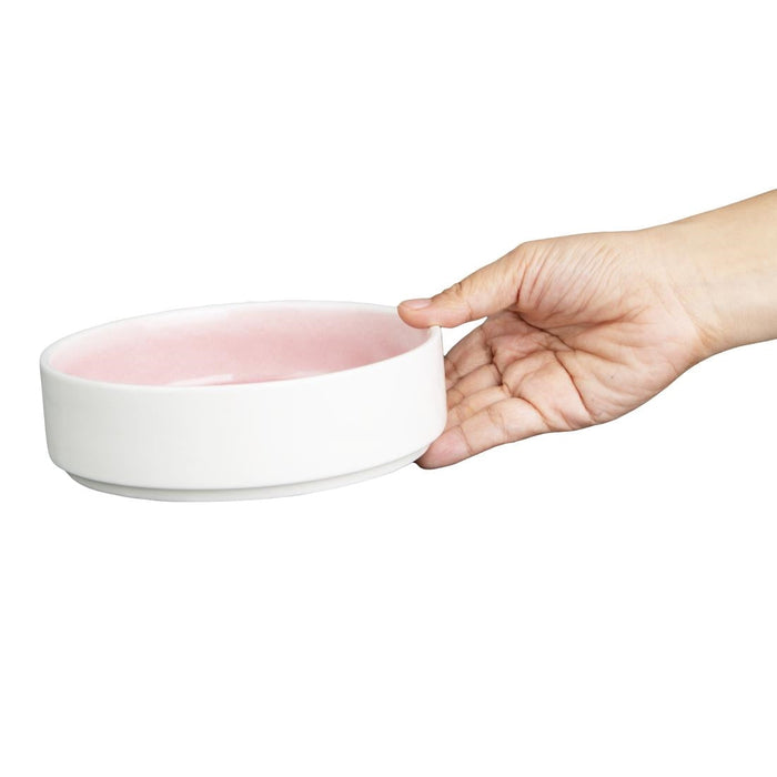 Olympia Fondant Stacking Bowls Pink 152mm/6" (6 Pack) Olympia