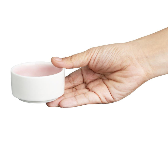 Olympia Fondant Dipping Dishes Pink 68mm (12 Pack) Olympia
