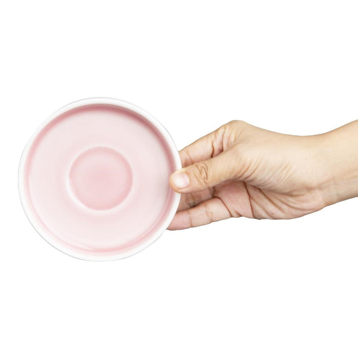 Olympia Fondant Saucers Pink 115mm (6 Pack) Olympia