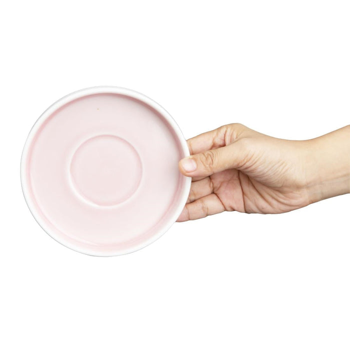 Olympia Fondant Saucers Pink 136mm (6 Pack) Olympia