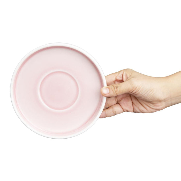 Olympia Fondant Saucers Pink 155mm (6 Pack) Olympia