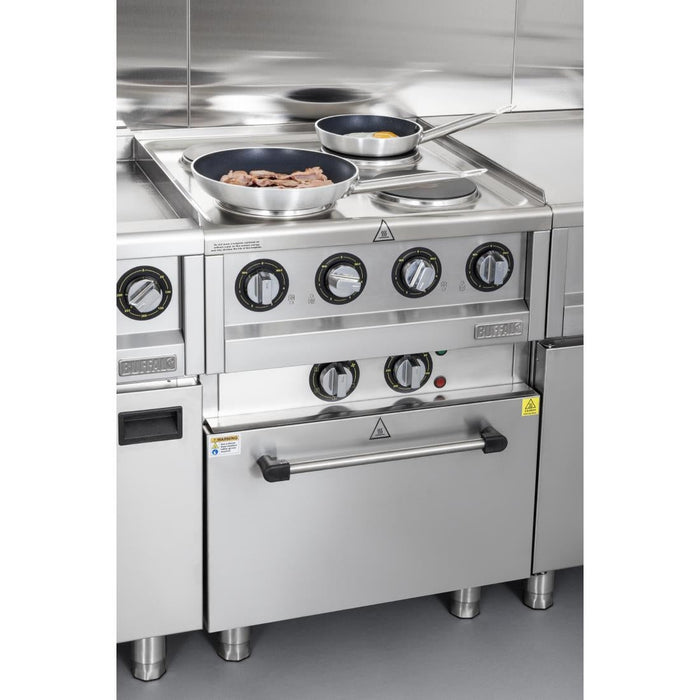 Buffalo 600 Series 4 Plate Electric Convection Oven Range Buffalo