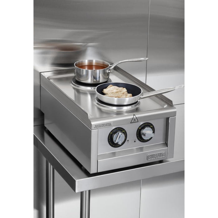 Buffalo 600 Series 2 Ring Electric Hob Buffalo
