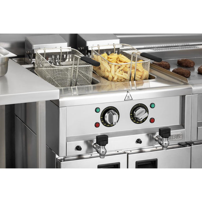 Buffalo 600 Series Twin Tank Electric Fryer 2 x 8Ltr Buffalo