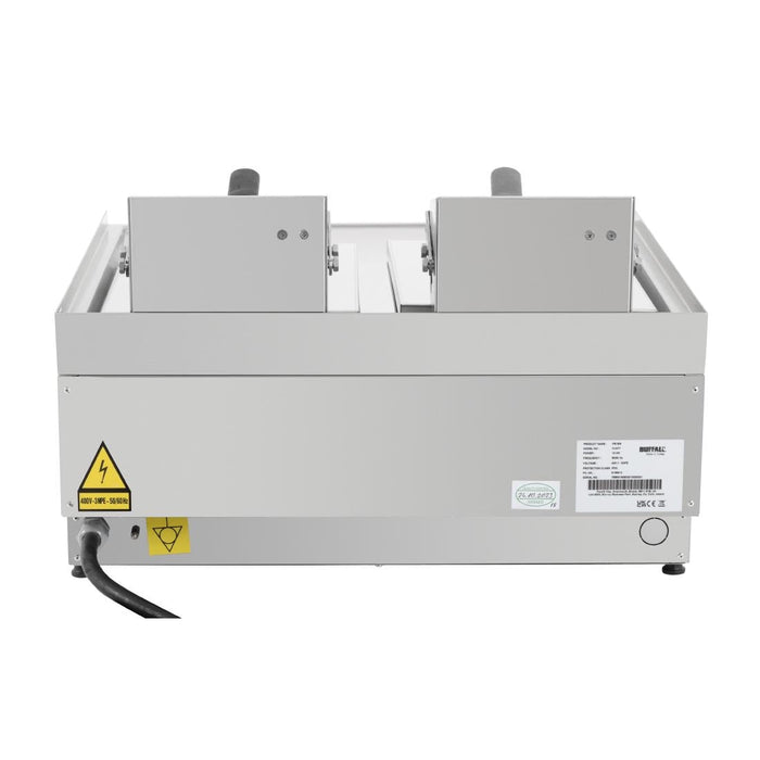 Buffalo 600 Series Twin Tank Electric Fryer 2 x 8Ltr Buffalo