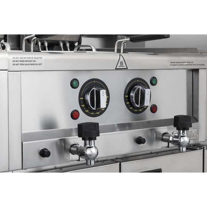 Buffalo 600 Series Twin Tank Electric Fryer 2 x 8Ltr Buffalo