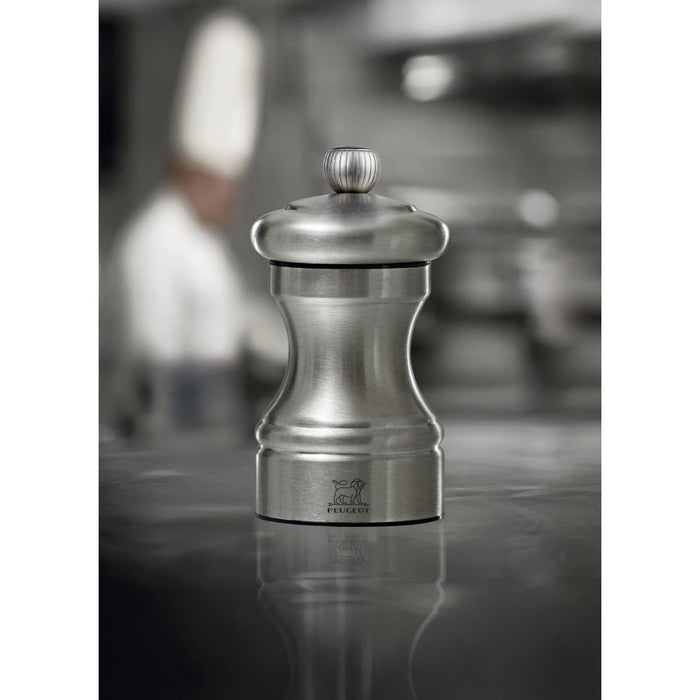 Peugeot Bistro Stainless Steel Pepper Mill 4in Peugeot