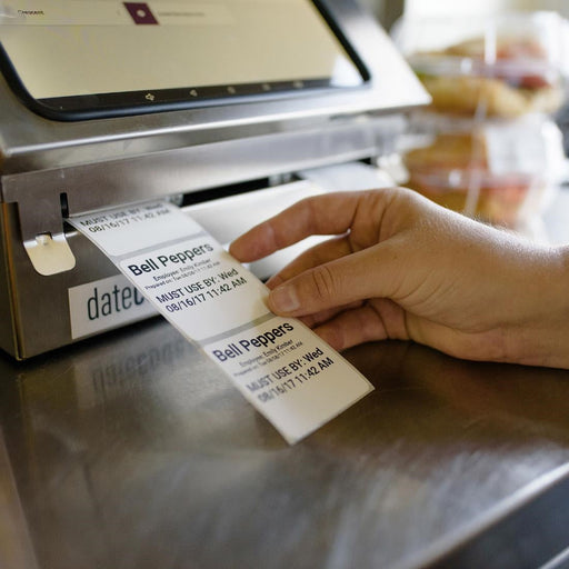 DateCodeGenie Removable Labels 2x2" Plain (2x750 Rolls) Date Code Genie