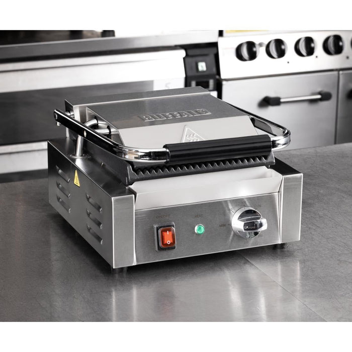 Buffalo Bistro Ribbed Contact Grill Buffalo