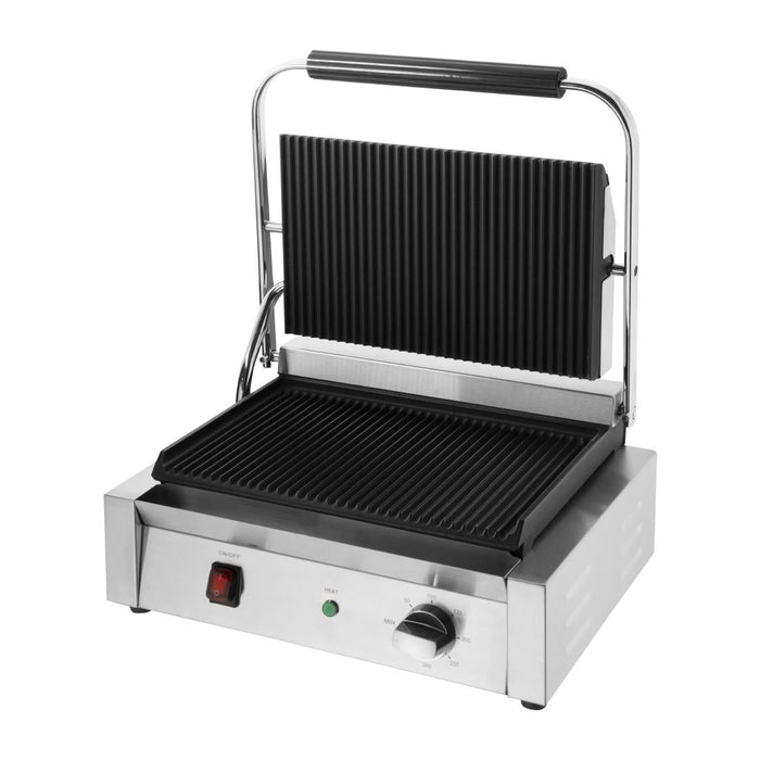 Buffalo Bistro Large Ribbed Contact Grill Buffalo